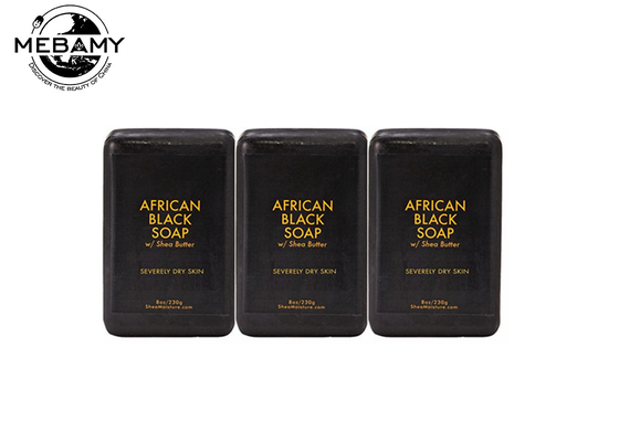 ハンドメイド健康な反傷有機性アフリカの黒い石鹸を白くすることは泡立ちます