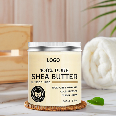 100%の純粋で自然な有機性シア バターの毛ボディ乾燥肌の救助の毎日の皮の保湿剤